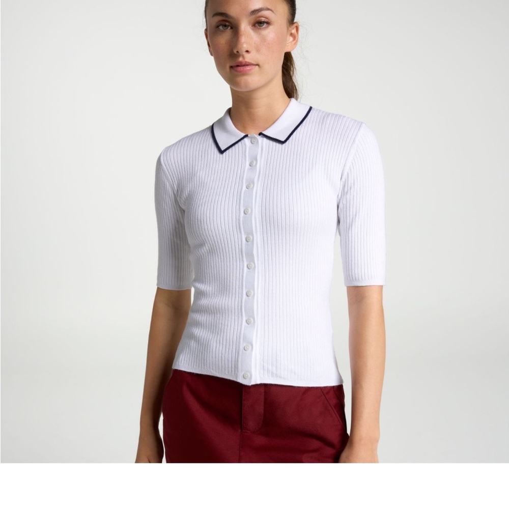 Walter Hagen White Sweater Polo